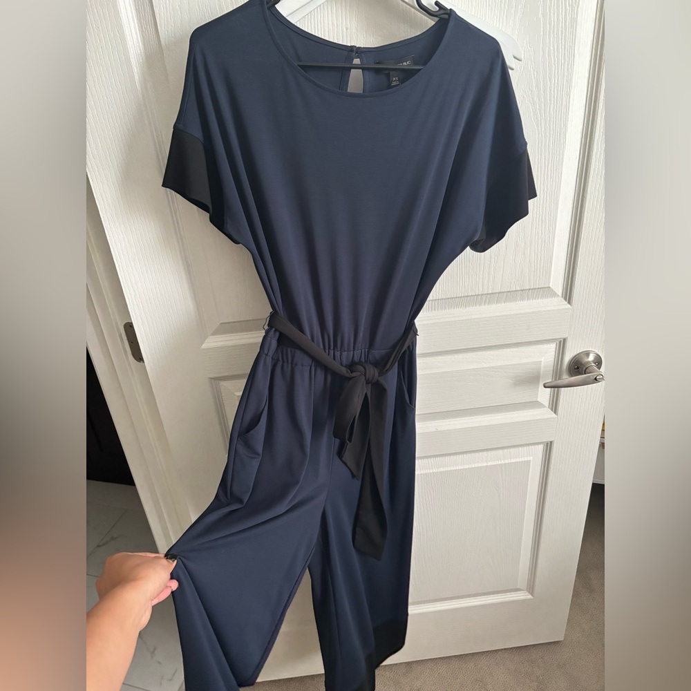 Banana Republic Wide Leg Belted Jumpsuit XS